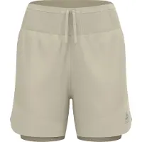 Odlo - Women's X-Alp Trail 5'' 2-In-1 Short - Laufshorts Gr L beige/grau