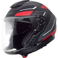Schuberth J2 Sigma Anthrazit Rot Jethelm Größe XL