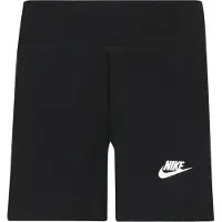 Nike Mädchen Short Sportswear Big Kids FZ5581-010 122-128 - Black/White - 122-128