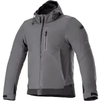Alpinestars Neo Wasserdichter Hoodie Teergrau Schwarz Größe 3XL