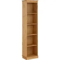 Otto Home Bücherregal "Indra, Standregal, Regal, aus Massivholz", beige (natur), B:46cm H:186cm T:32cm, Massivholz, Regale, Bücherregal, aus massiver Kiefer, in verscheidenen Höhen, mit FSC