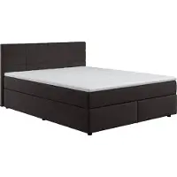 Cotta Boxbett "Nala", schwarz, B:166cm L:206cm, 100% Polyester, Komplettbetten, Boxbett, wahlweise mit Matratze und Topper erhältlich