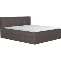 LeGer By Lena Gercke 1100000002199 "Addyson", silber, B:170cm L:230cm, 100% Polyester, , Komplettbetten, 1100000002199, Boxspringbett inkl. Topper, 2 Matratzen