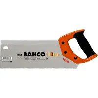 Bahco NP-12-TEN, Feinsäge, Holz, Stahl, Kunststoff, Schwarz, Rot, Edelstahl, Schwarz, Rot