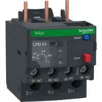 Schneider Electric LR3D05 Motorschutzrelais, 0,63-1A, 1S+1Ö, Klassse 10, kein Differenzialschutz