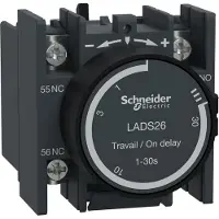 Schneider Electric LADS26 Zeitblock, anzugsverzögert, 1S+1Ö, 1,00-30,00s