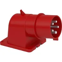 Schneider Electric 81821 AufbaugeräteCEE Stecker, 32A, 3p+N+E, 380-415 V AC, IP44