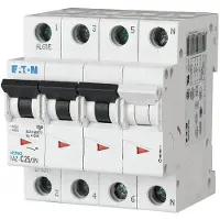 Eaton Leitungsschutzschalter, 2 A, 3p+N, 279006