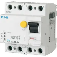 Eaton digitaler FI-Schalter, 63A, 4p, 300mA, Typ G/A 168651