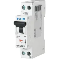 Eaton 279155 Leitungsschutzschalter, 4 A, 1p+N, Charakteristik: C FAZ-PN-C4/1N - 12 Stück