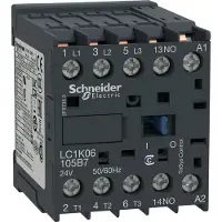 Schneider Electric LC1K09105F7 Leistungsschütz 3p, +1S, 4 kW, 9 A, 400 V AC3, Spule 115 V AC