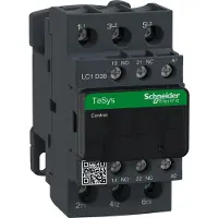 Schneider Electric LC1D38FE7 Leistungsschütz LC1D 3p, +1S+1Ö, 18.5 kW, 38 A, 400 V AC3, Spule 115 V AC