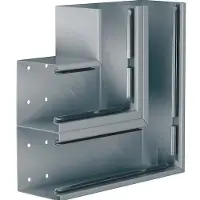 Hager TEH BRS1002105DVERZ Flachwinkel Grundprofil Stahlblech zu BRS 100x210mm Oberteil