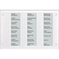 JUNG Melde/Bedientableau UP KNX ws s/w Touch MBT2424WW