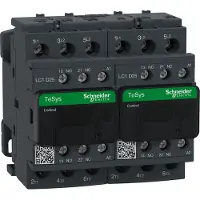 Schneider Electric LC2D25B7V Wendeschützkombination, 3p+1S+1Ö, 11kW/400V/AC3, 25A, Spule 24V 50/60Hz
