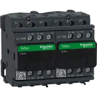 Schneider Electric LC2D09U7V Wendeschützkombination, 3p+1S+1Ö, 4kW/400V/AC3 9A, Spule 240V 50/60Hz