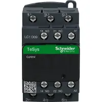 Schneider Electric LC1D09C7 Leistungsschütz LC1D 3p, +1S+1Ö, 4 kW, 9 A, 400 V AC3, Spule 32 V AC