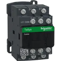 Schneider Electric LC1D096B7 Leistungsschütz LC1D 3p, +1S+1Ö, 4 kW, 9 A, 400 V AC3, Spule 24 V AC