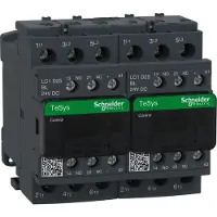 Schneider Electric LC2D25BL Wendeschützkombination, 3p+1S+1Ö, 11kW/400V/AC3, 25A, Spule 24V DC