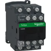 Schneider Electric LC1D096FD Leistungsschütz LC1D 3p, +1S+1Ö, 4 kW, 9 A, 400 V AC3, Spule 110 V DC