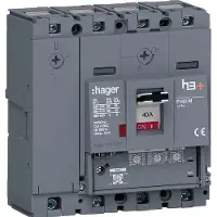 Hager HMS041GC Leistungsschalter h3+ P160 LSnI 4P4D N0-50-100% 40A 50kA CTC