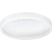 Eglo Deckenleuchte "Montemorelos-Z Deckenlampe, ZigBee 3.0, Kristall-Effekt, Flurlampe", weiß, 1, Ø 42cm H: 5cm, 1 Stk., Leuchten, Wand-/Deckenleuchte - H5 x Ø42 cm - weiß - 17,8W inkl., Deckenleuchte