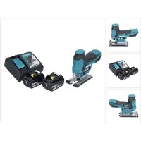 Makita DJV 185 RF Akku Pendelhubstichsäge 18 V Brushless + 2x Akku 3,0 Ah + Ladegerät