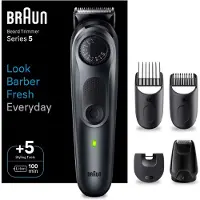 Braun BeardTrimmer 5 BT5420, Waschbar, Akku, Schwarz