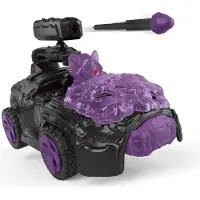 Schleich Schatten-Crashmobil mit Mini Creature, 7 Jahr(e), Robots / Mini Creatures, Crashmobil, Shadow World, Schwarz, Violett, Kunststoff