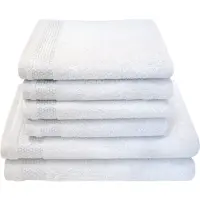 Dyckhoff Handtuch Set "Gloss", Set, 6 tlg., Walkfrottier, 4 Handtücher (50x100cm), 2 Duschtücher (70x140cm)