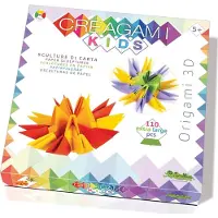 CreativaMente CREAGAMI - Origami 3D KIDS Kreisel 110 Teile