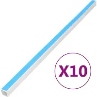 vidaXL Kabelkanäle Selbstklebend 30x20 mm 10 m PVC