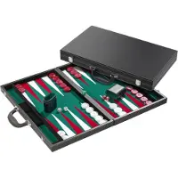 Philos Backgammon grün, Turnierausführung, 54 x 32 cm