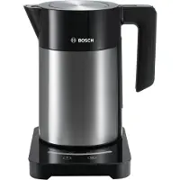 Bosch TWK7203 Wasserkocher 1,7 l 1850 W Schwarz Edelstahl