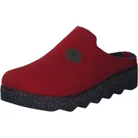 Rohde Foggia Damenschuhe Pantoletten Bequem Hausschuh Rot Freizeit
