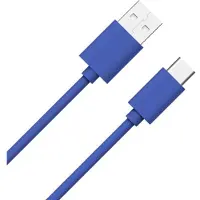 BigBen Interactive WOWCBLAC1MBL, 1 m, USB A, USB C, Blau