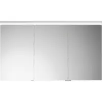 Burgbad Lin20 Spiegelschrank LED-Beleuchtung inklusive LED-Waschtischbeleuchtung, 3 Türen, 1200x700