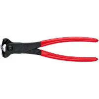 Knipex Vornschneider mit Kunststoff überzogen schwarz atramentiert 180 mm - 6801180EAN