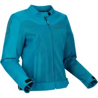 Bering Alias Mesh Damen Motorrad Textiljacke, blau, 40