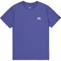 Alpha industries T-Shirt "Basic T-Shirt SL", Herren, Gr. S, lila (night lila), Obermaterial: 100% Baumwolle, Shirts T-Shirt