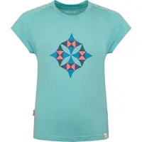 TROLLKIDS - Girl's Sandefjord T - Merinoshirt Gr 152 türkis