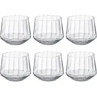 Georg Jensen BERNADOTTE niedrig Trinkglas Glas Kristallglas 25 CL, 6 Stück 10019194