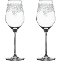 Spiegelau Arabesque Weißweinglas, Weißwein-Glas, Glas, Transparent, 500 ml, 26,5 cm, 8,6 cm