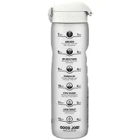 Ion8 Motivationsflasche mit Messung Wasserflasche 1000 ml Eis