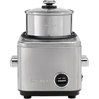 Cuisinart CRC-400, Edelstahl, Edelstahl, Steaming Tray, rice spoon, measuring cup, Glas, 450 W, 200 mm