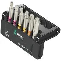 Wera Bit-Check Wood TORX HF 1 SB, 6-teilig - 05073639001