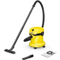 Kärcher WD 2 PLUS, 1000 W, Trommel-Vakuum, Trocken&Nass, Staubbeutel, 15 l, Schaum