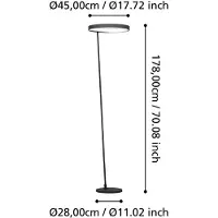 Eglo Moderne LED-Leselampe Caredara