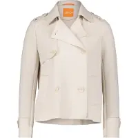 Cartoon Jackenblazer "Sommermantel mit Reverskragen", Damen, Gr. 42, beige (sheer bliss), Obermaterial: 94% Polyester PES. 6% Elasthan EL., Blazer Jackenblazer