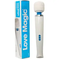 Love Magic Wand - Aufladbarer Massagevibrator (weiß)
